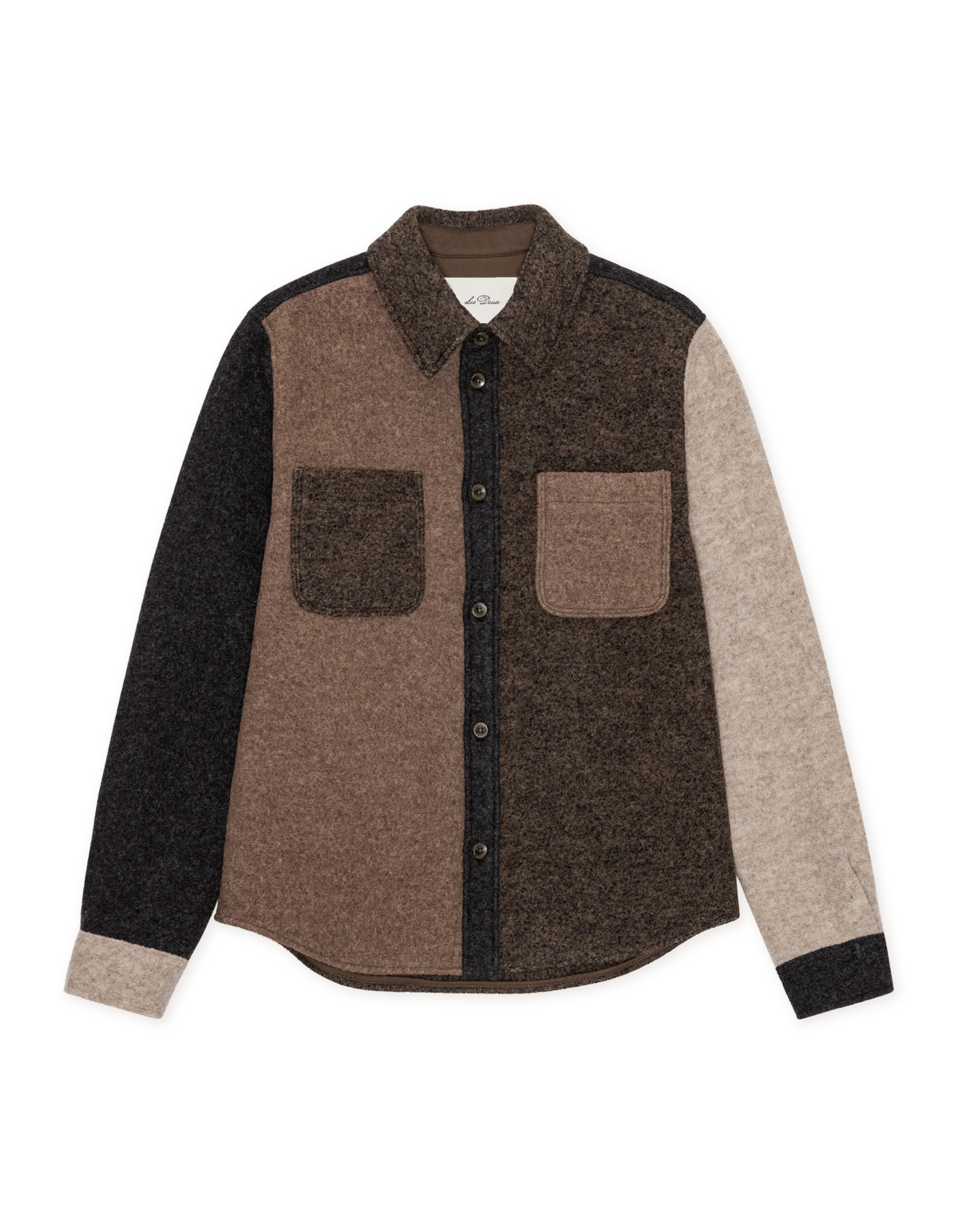 Les Deux Wool Colourblock Overshirt