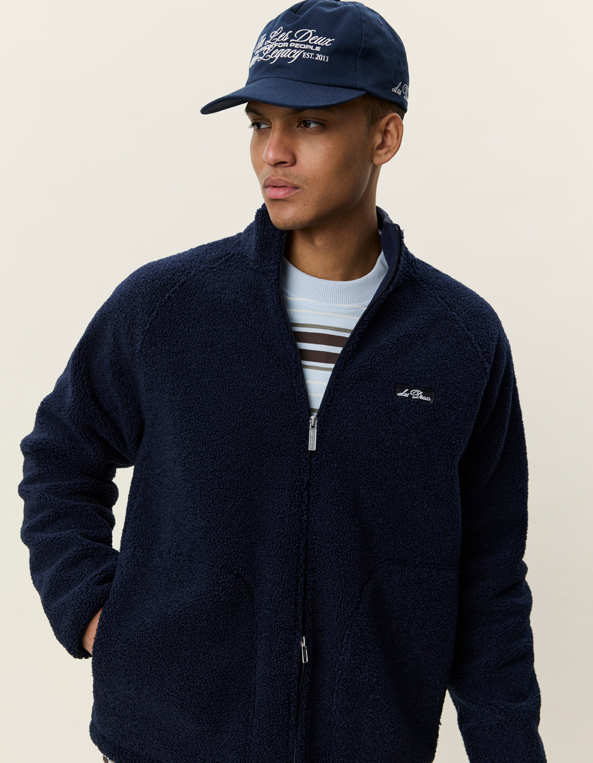 Les Deux Patch Teddy Jacket