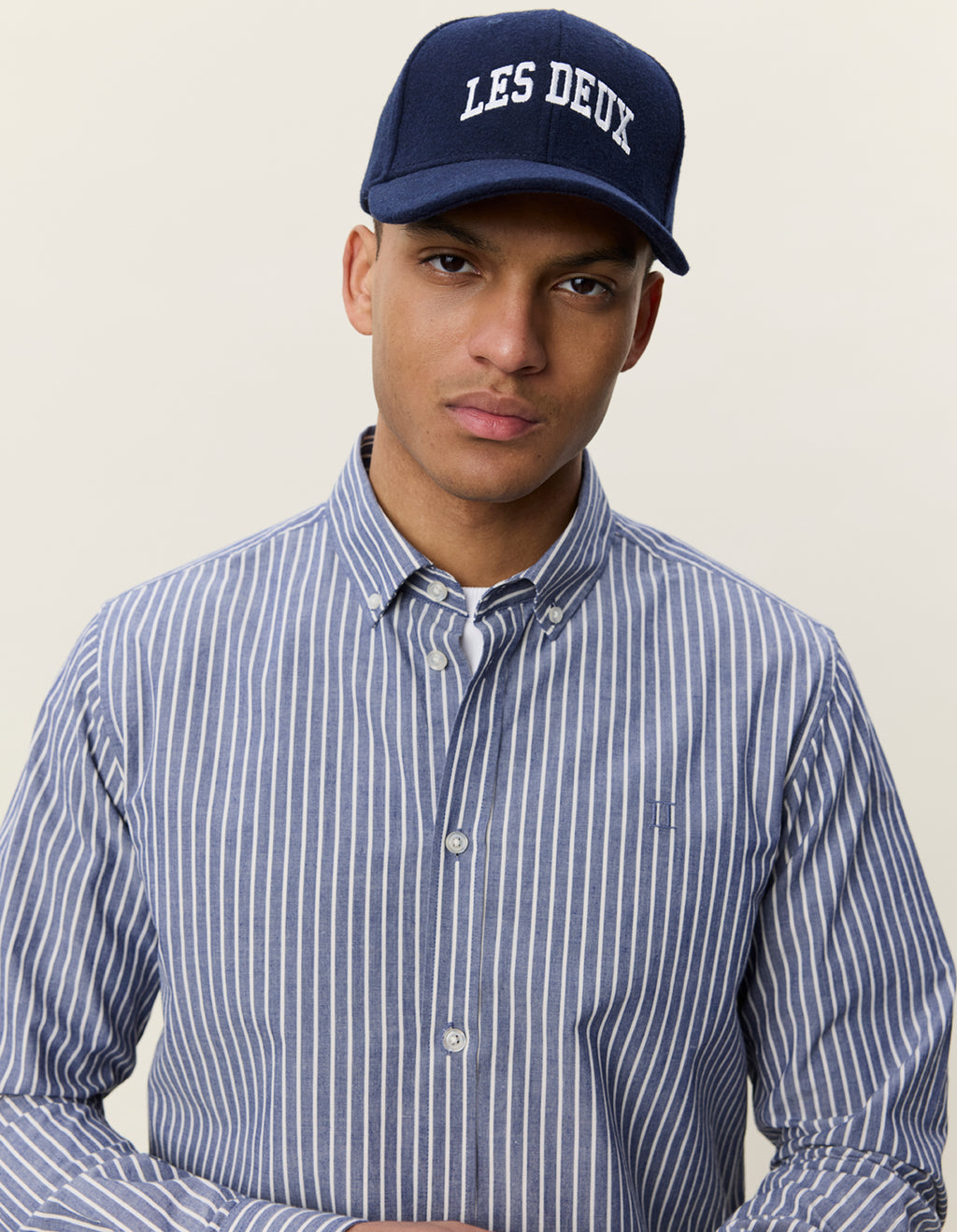 Les Deux Light Oxford Striped Shirt