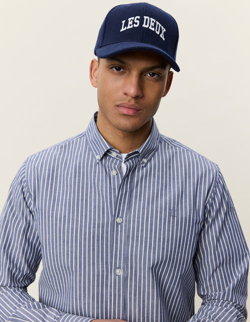 Les Deux Light Oxford Striped Shirt