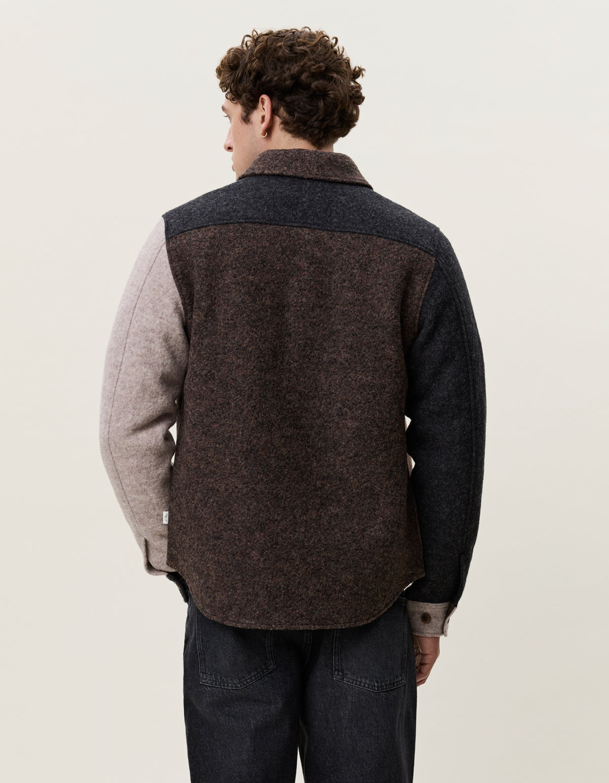 Les Deux Wool Colourblock Overshirt