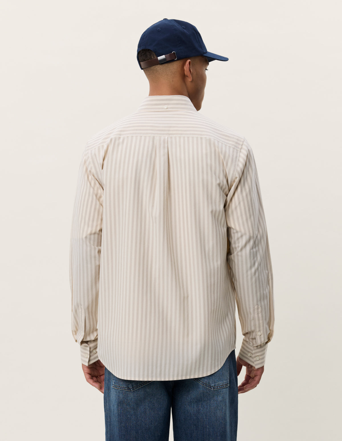 Les Deux Konrad Striped Shirt - LIGHT SAND