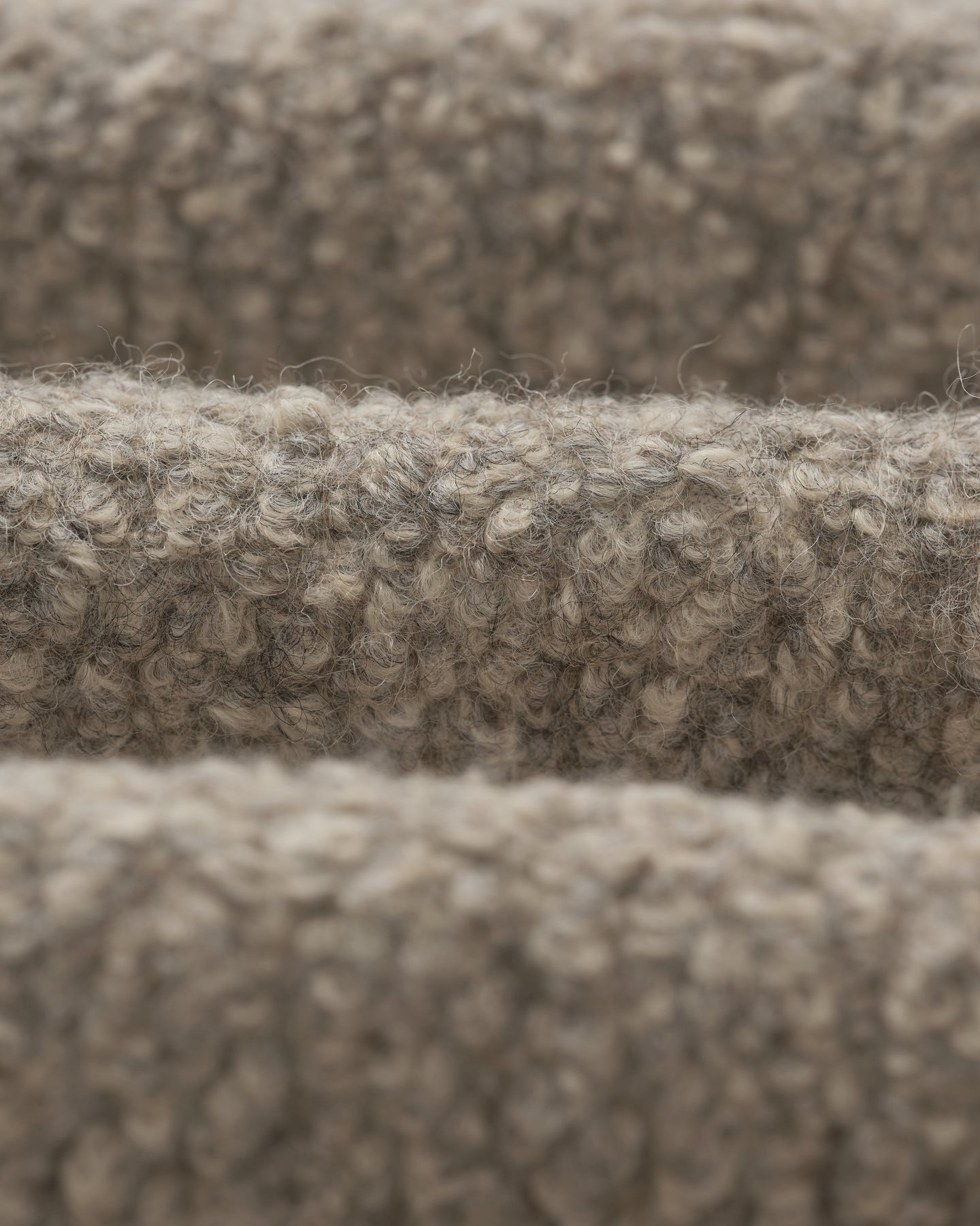 Wax London - Mount - Natural Reversible Boucle Wool Overshirt - Supermen.dk