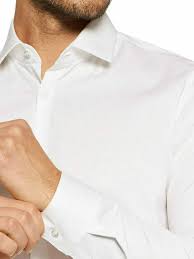 Calvin Klein Poplin Stretch Slim Shirt - Supermen.dk