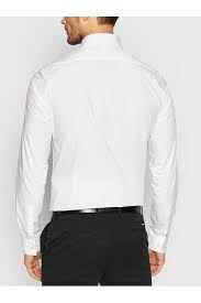 Calvin Klein Poplin Stretch Slim Shirt - Supermen.dk