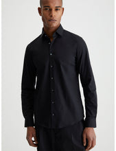 Indlæs billede til gallerivisning Calvin Klein Poplin Stretch Slim Shirt Organic Black - Supermen.dk
