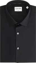 Indlæs billede til gallerivisning Calvin Klein Poplin Stretch Slim Shirt Organic Black - Supermen.dk
