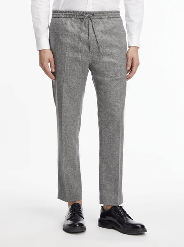 Calvin Klein TWO TONE FLANNEL TAPERED PANTS - Supermen.dk