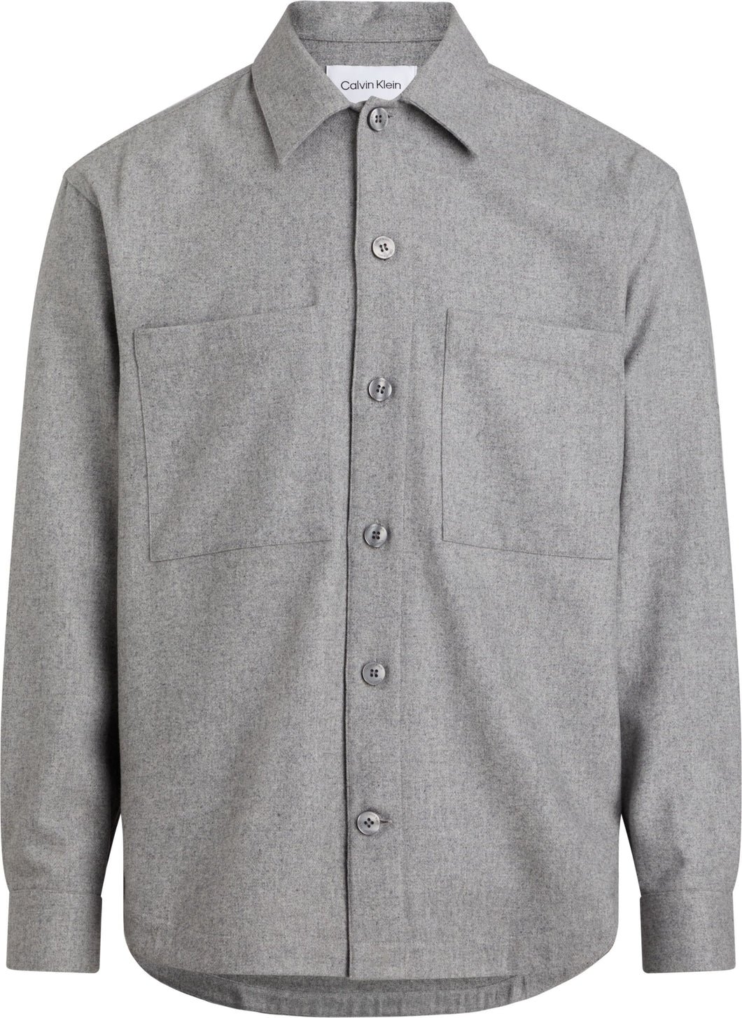 Calvin Klein WOOL BLEND OVERSHIRT - Supermen.dk