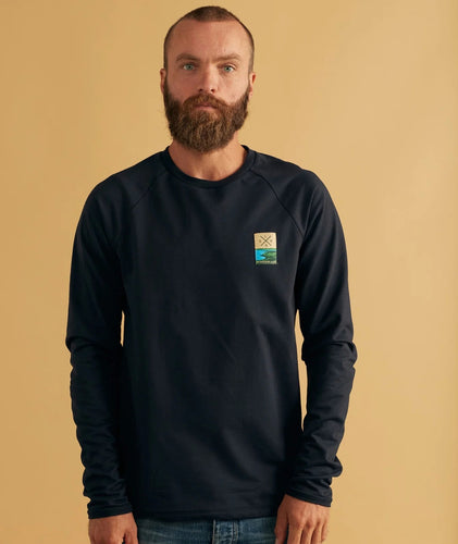 ELSK® BAGSØ2 PCH MEN'S LIGHTWEIGHT CREWNECK NAVY - Supermen.dk
