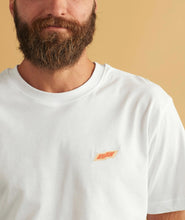 Indlæs billede til gallerivisning ELSK TECH PCH BRUSHED T-SHIRT | OPTIC WHITE - Supermen.dk
