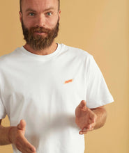Indlæs billede til gallerivisning ELSK TECH PCH BRUSHED T-SHIRT | OPTIC WHITE - Supermen.dk
