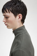 Indlæs billede til gallerivisning Fred Perry Half Zip Sweatshirt Green - Supermen.dk
