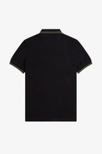 Indlæs billede til gallerivisning Fred Perry M3600 Black / Field Green / Field Green - Supermen.dk
