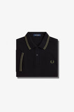 Indlæs billede til gallerivisning Fred Perry M3600 Black / Field Green / Field Green - Supermen.dk
