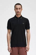 Indlæs billede til gallerivisning Fred Perry M3600 Black / Field Green / Field Green - Supermen.dk
