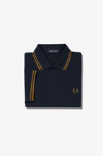 Indlæs billede til gallerivisning Fred Perry M3600 Navy / Dark Caramel / Dark Caramel - Supermen.dk
