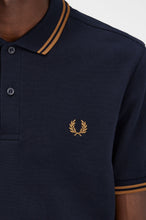 Indlæs billede til gallerivisning Fred Perry M3600 Navy / Dark Caramel / Dark Caramel - Supermen.dk
