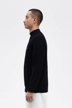 Indlæs billede til gallerivisning Fred Perry Waffle Stitch Half Zip Navy - Supermen.dk
