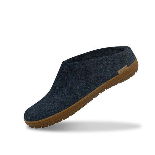 Glerups Tøffel med naturgummisål – Denim - Supermen.dk
