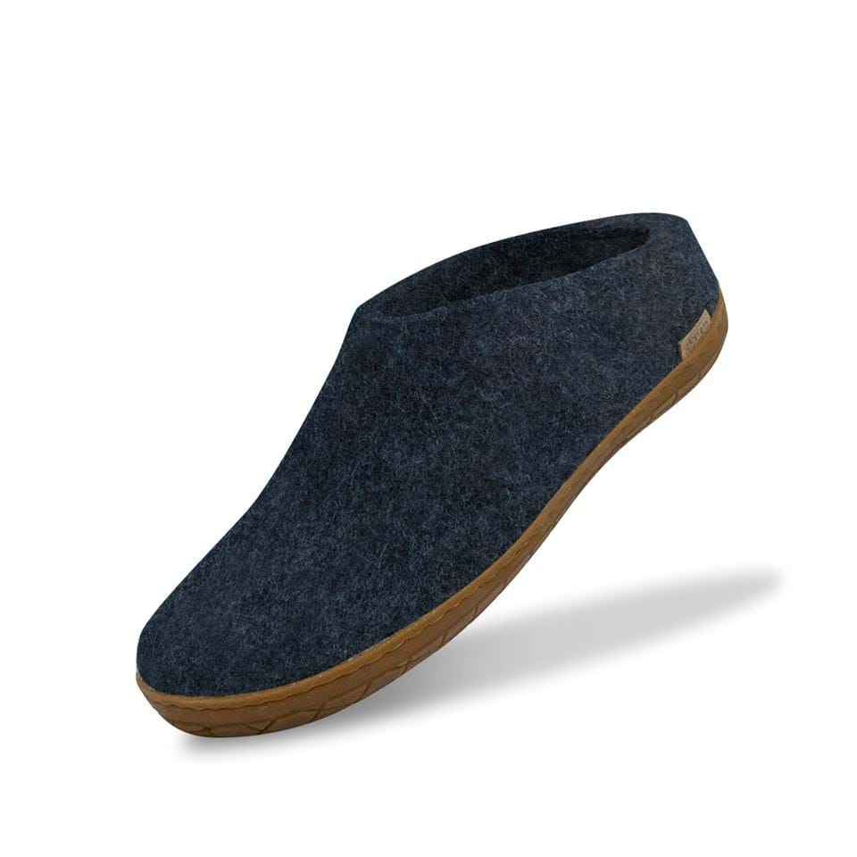 Glerups Tøffel med naturgummisål – Denim - Supermen.dk