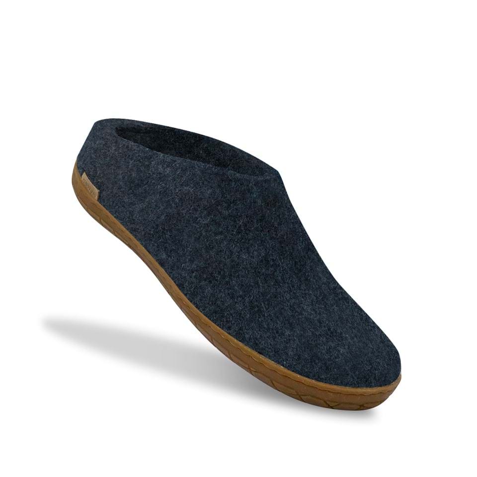 Glerups Tøffel med naturgummisål – Denim - Supermen.dk