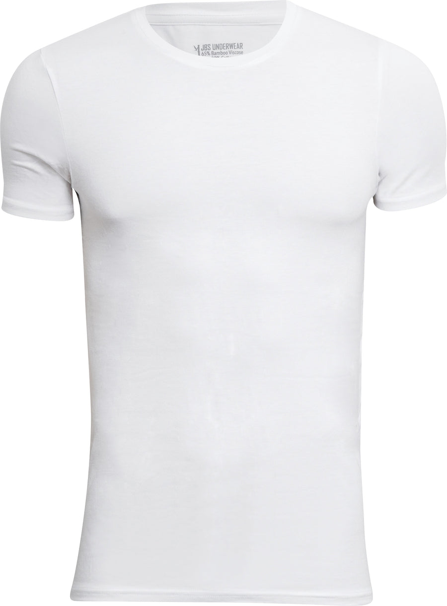JBS bambus T-shirt 2-pak i hvid – produktbillede