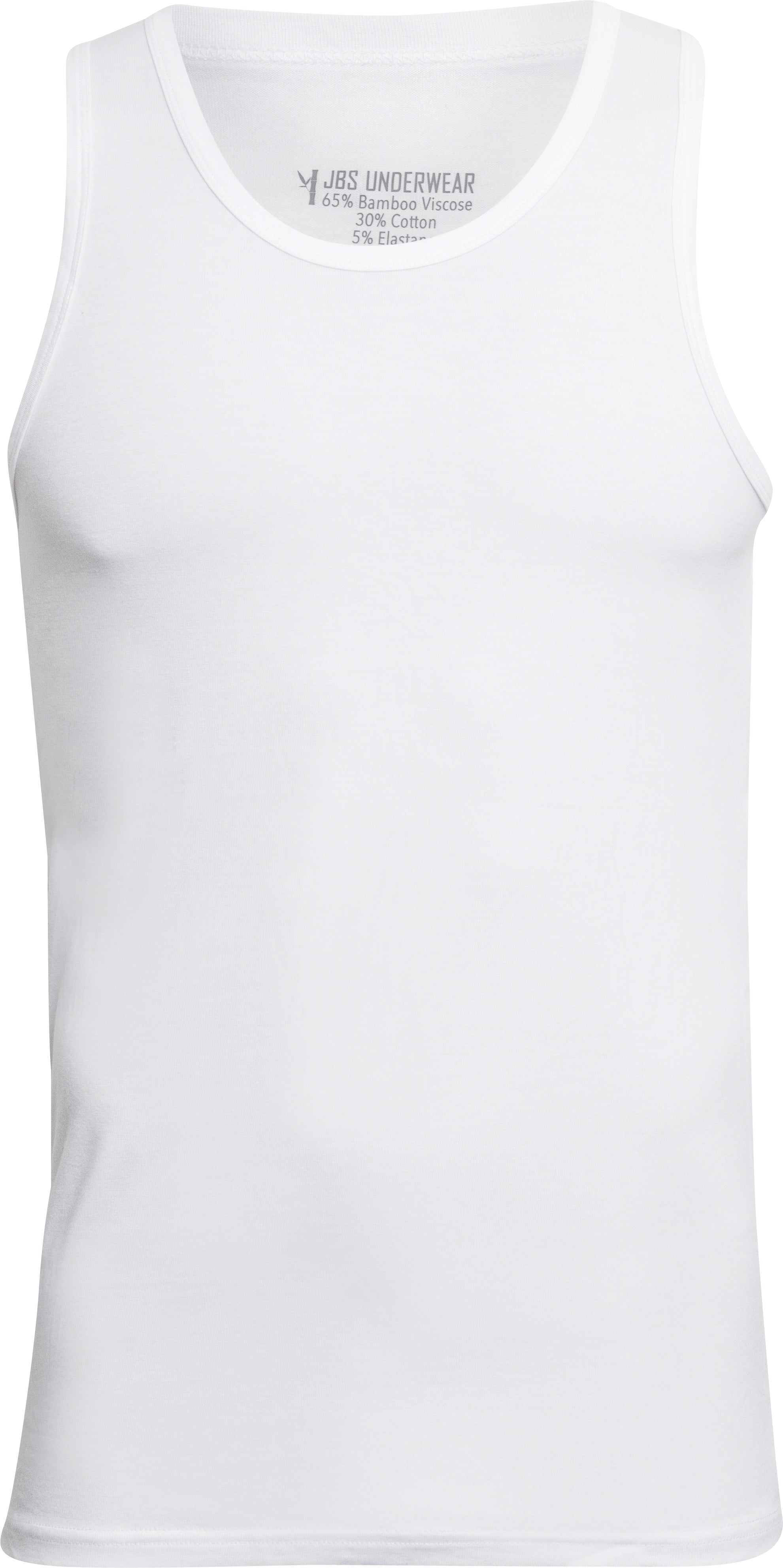 JBS Bambus 2-Pak Tank-Top hvid