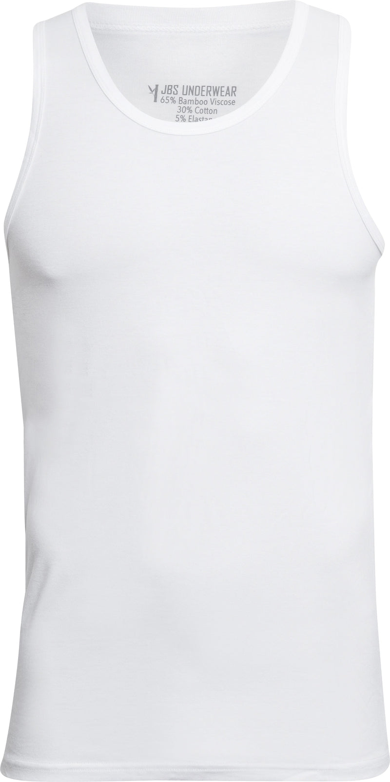 JBS Bambus 2-Pak Tank-Top hvid - Supermen.dk