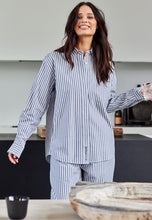 Indlæs billede til gallerivisning JBS OF DK Pyjamasskjorte økologisk bomuld multifarvet - Supermen.dk
