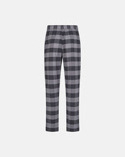 Indlæs billede til gallerivisning JBS Pyjamasbukser 100% flannel bomuld Grå og Sort ternet - Supermen.dk
