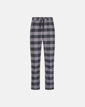 Indlæs billede til gallerivisning JBS Pyjamasbukser 100% flannel bomuld Grå og Sort ternet - Supermen.dk
