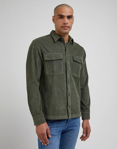 LEE CHETOPA SHIRT IN OLIVE GROVE - Supermen.dk