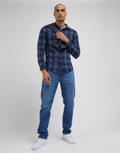 Indlæs billede til gallerivisning LEE REGULAR WESTERN SHIRT IN DEEP WATERS - Supermen.dk
