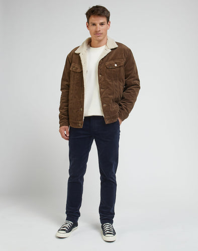 LEE SHERPA JACKET TRUFFLE - Supermen.dk