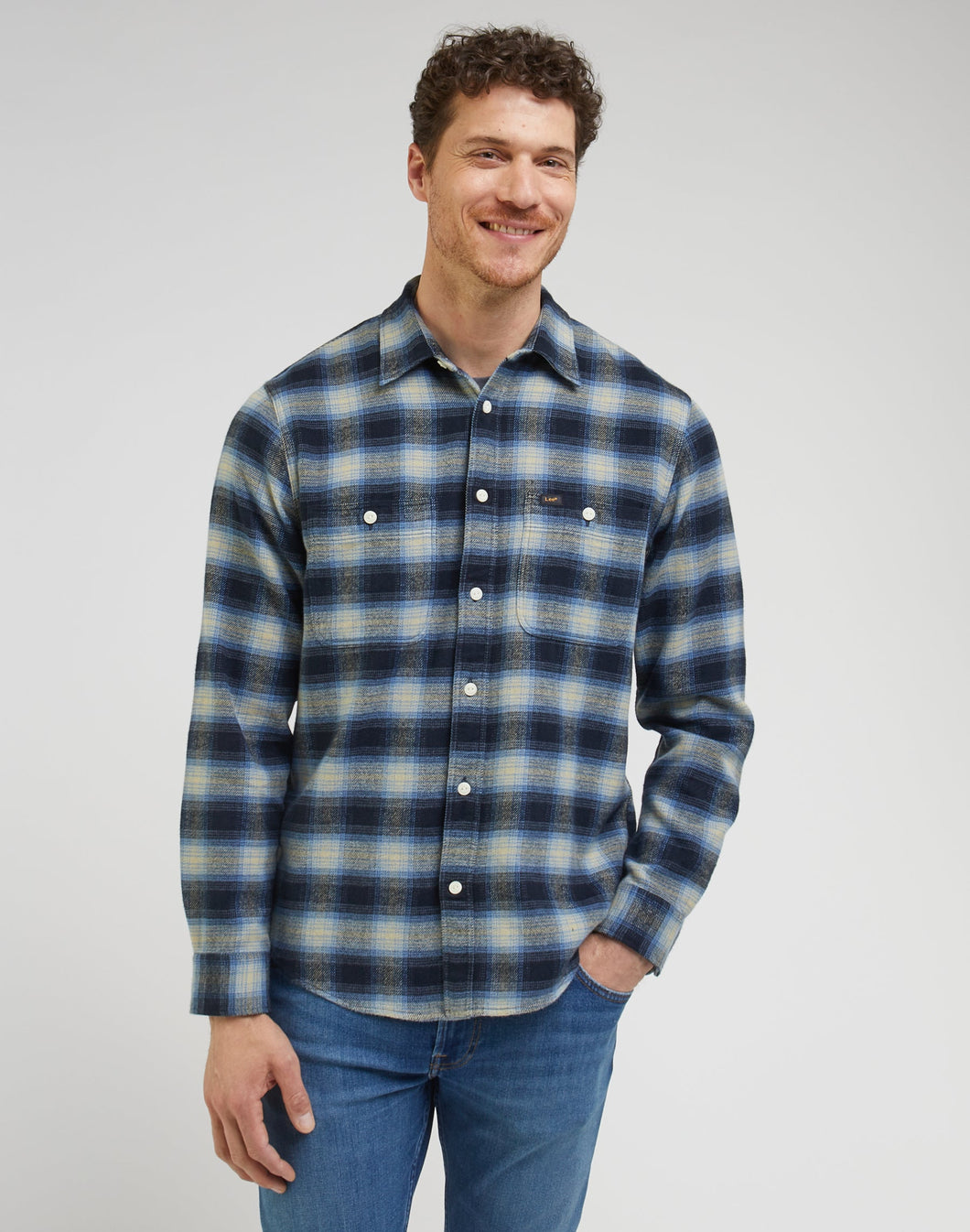 LEE WORKER SHIRT 2.0 BLACK - Supermen.dk
