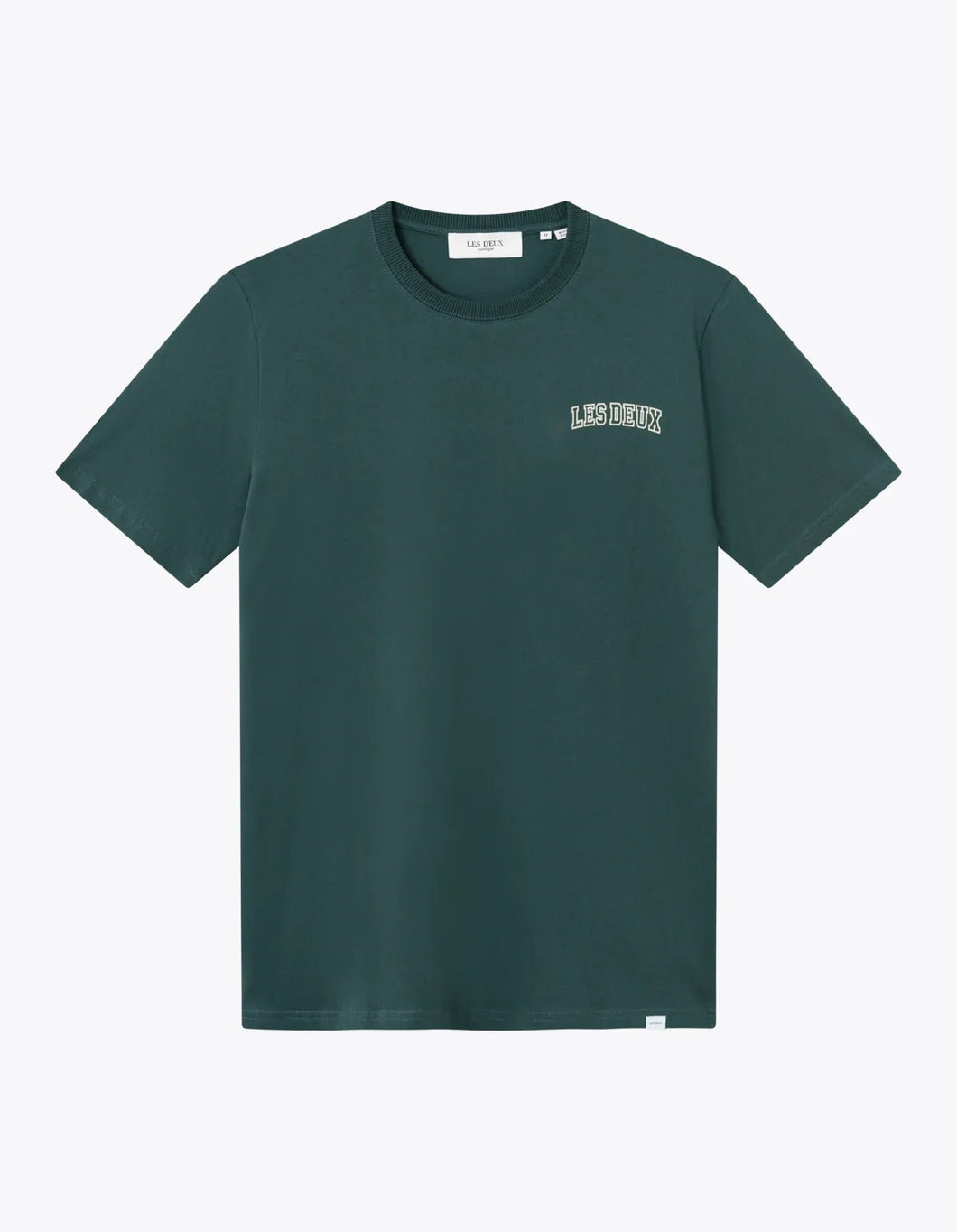 Les Deux Blake T-Shirt Green - Supermen.dk