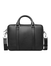 Indlæs billede til gallerivisning Les Deux Leather Computer Bag Single Black - Supermen.dk
