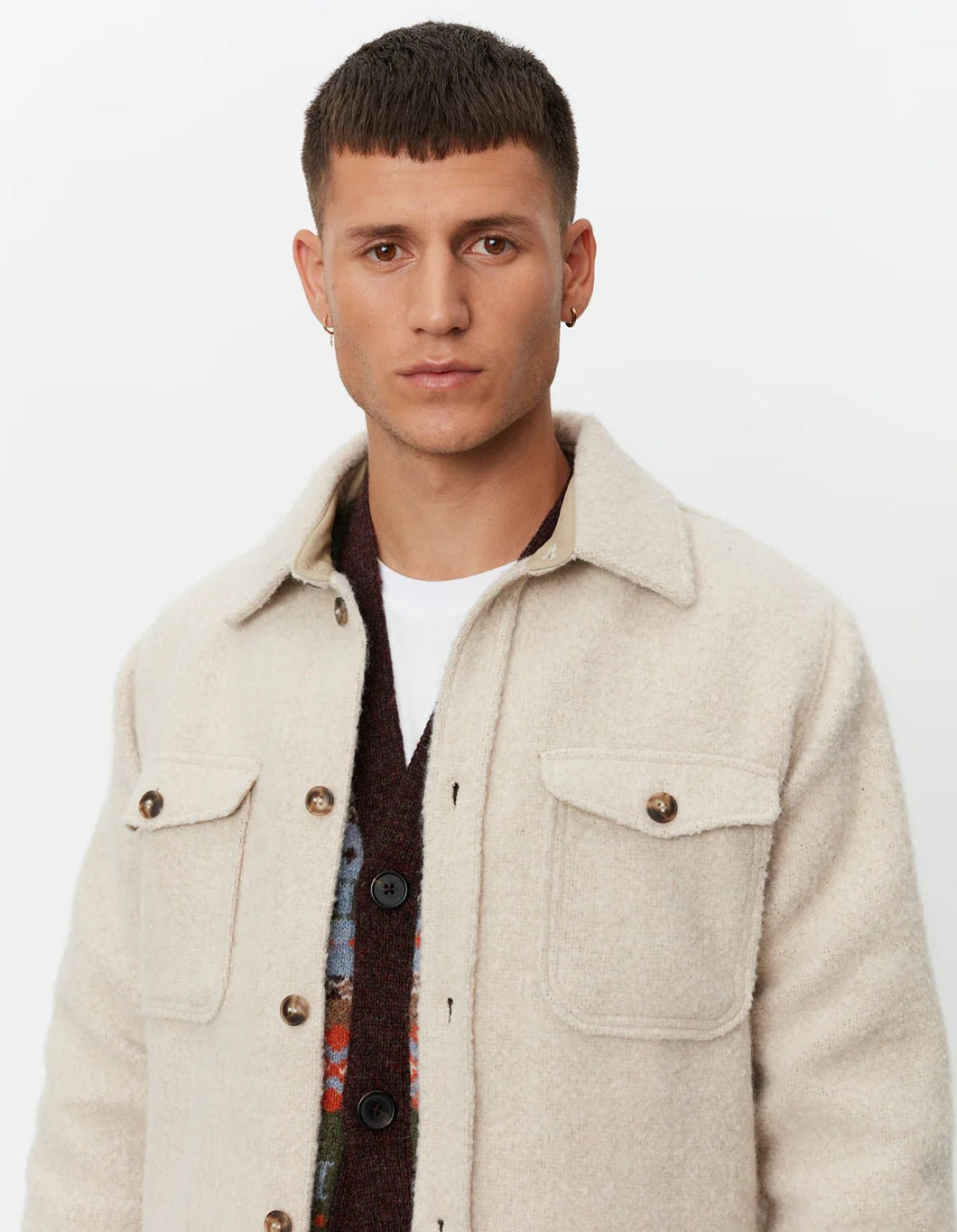 Les Deux Lennon Bouclé Overshirt - Supermen.dk