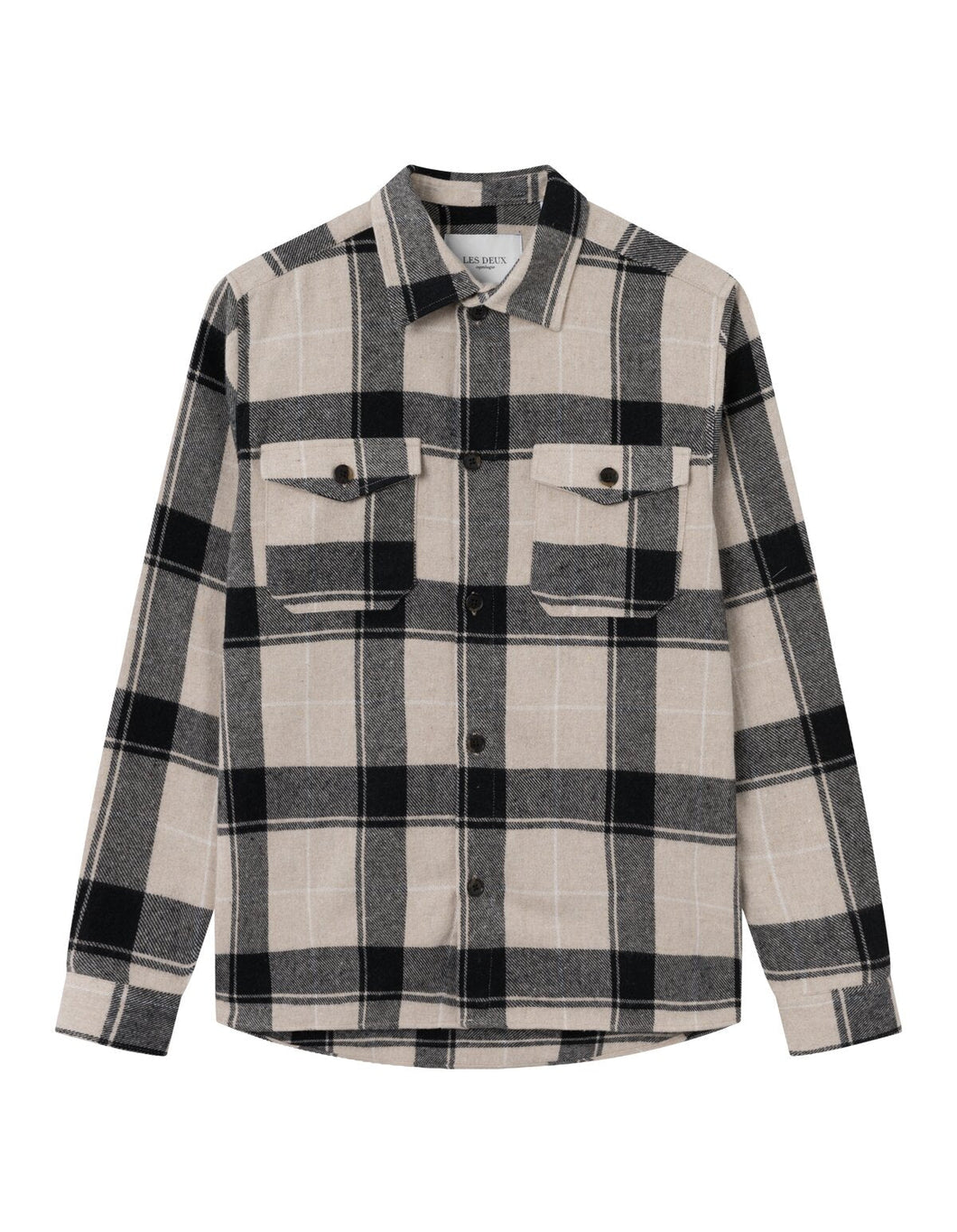Les Deux Lennon Check Overshirt - Supermen.dk