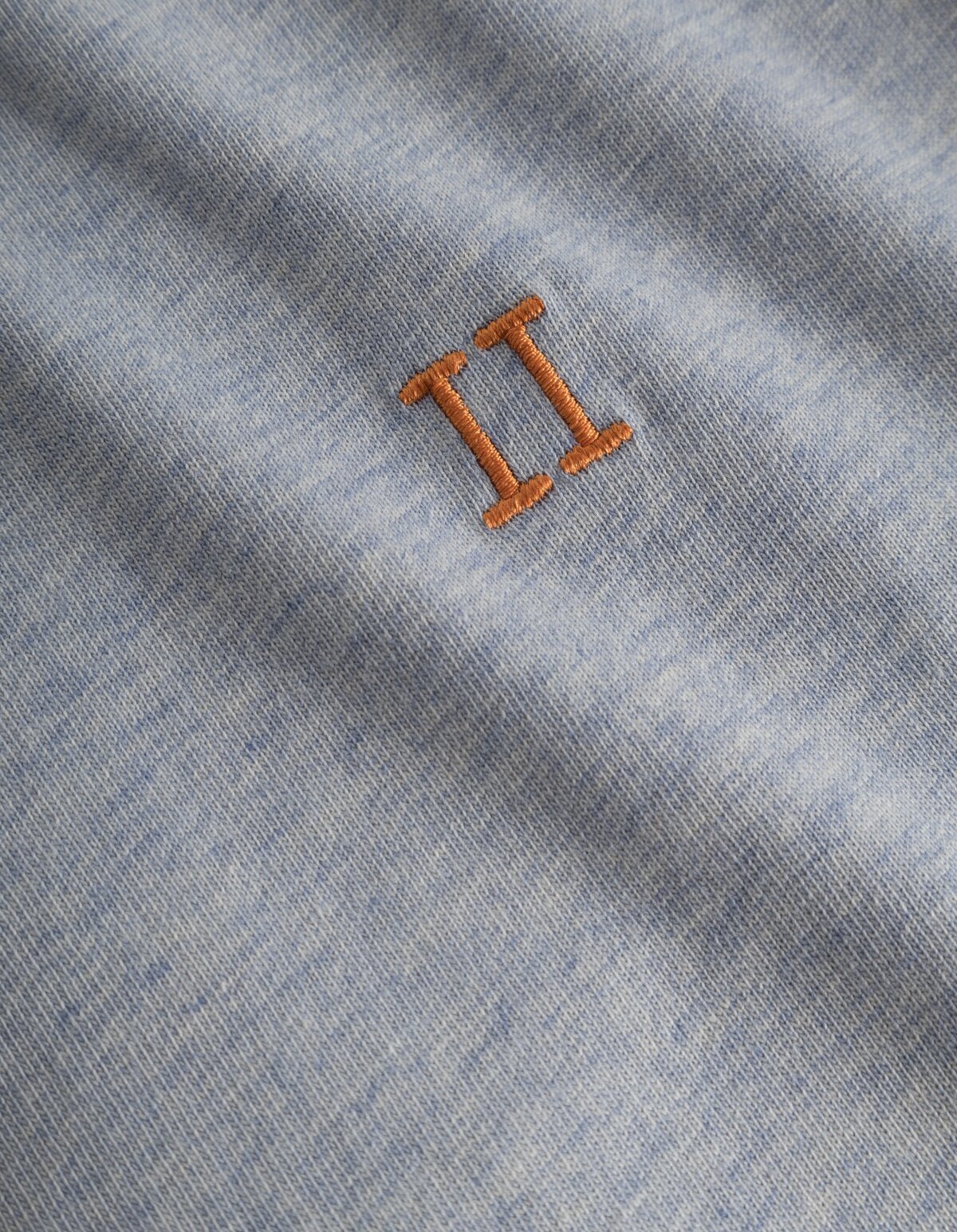 Nørregaard T-Shirt - Summer Sky Melange-Orange - Supermen.dk