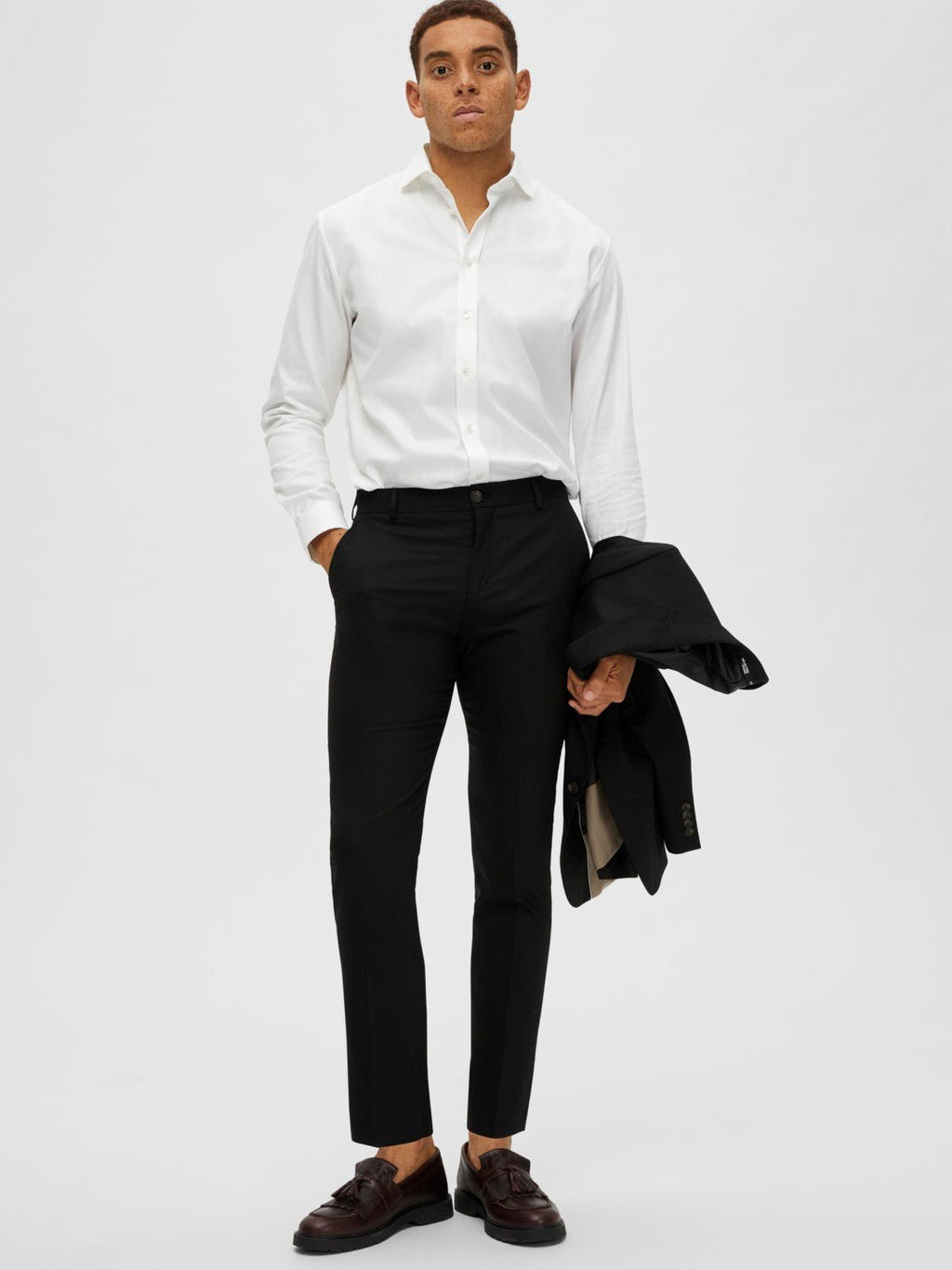 Selected SLHSLIM-NEIL BUKS BLACK - Supermen.dk