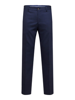 Selected Slim Neil habitbukser i navy – produktbillede