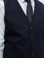 Selected SLHSLIM-NEIL VEST NAVY - Supermen.dk